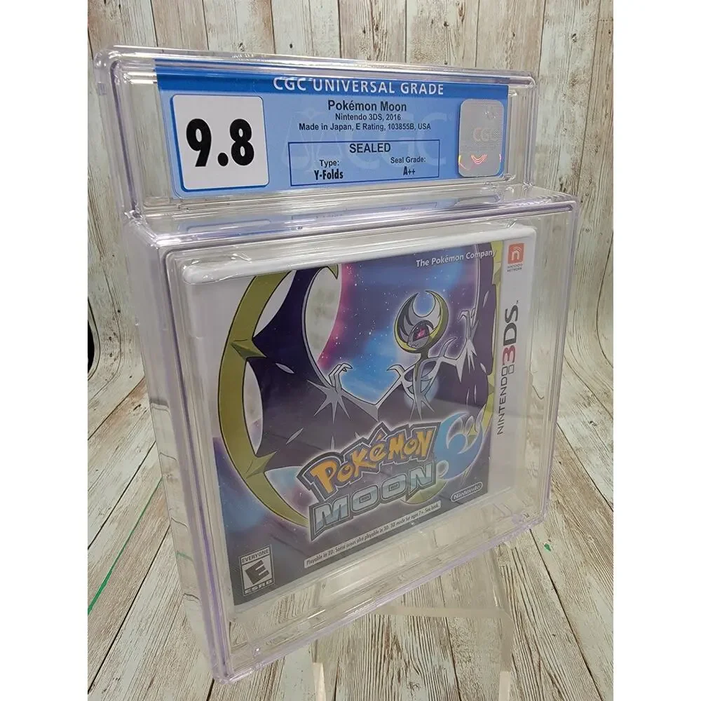 Pokémon Moon Nintendo 3DS 2DS Sealed New CGC Uncirculated 9.8 A++ Graded